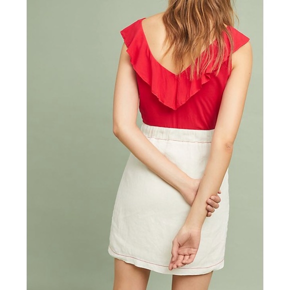 NWT Linen Mini Skirt - Picture 2 of 3